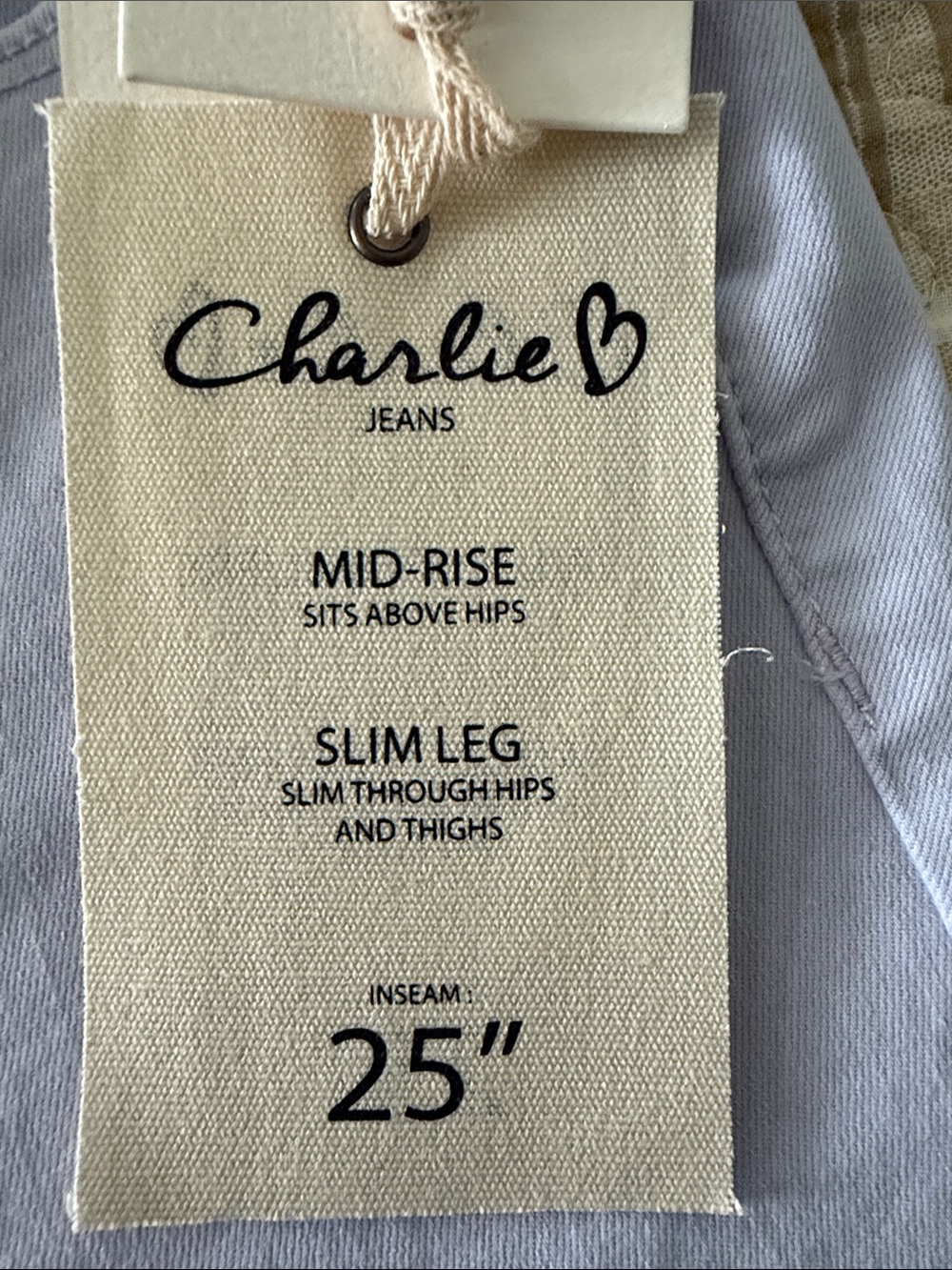 Charlie B frayed hem crop jeans